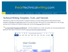 Tablet Screenshot of ihearttechnicalwriting.com